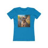 Brussels Griffon Women's Slim Fit Ringspun Cotton Tee