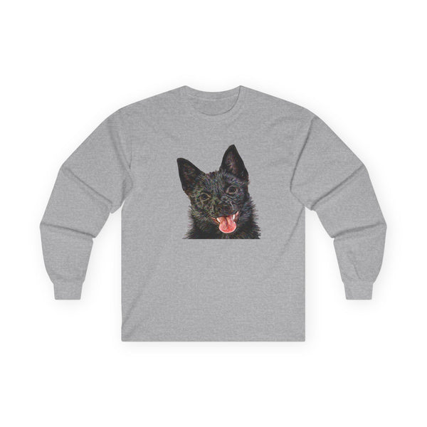 Schipperke - Unisex Cotton Long Sleeve Tee