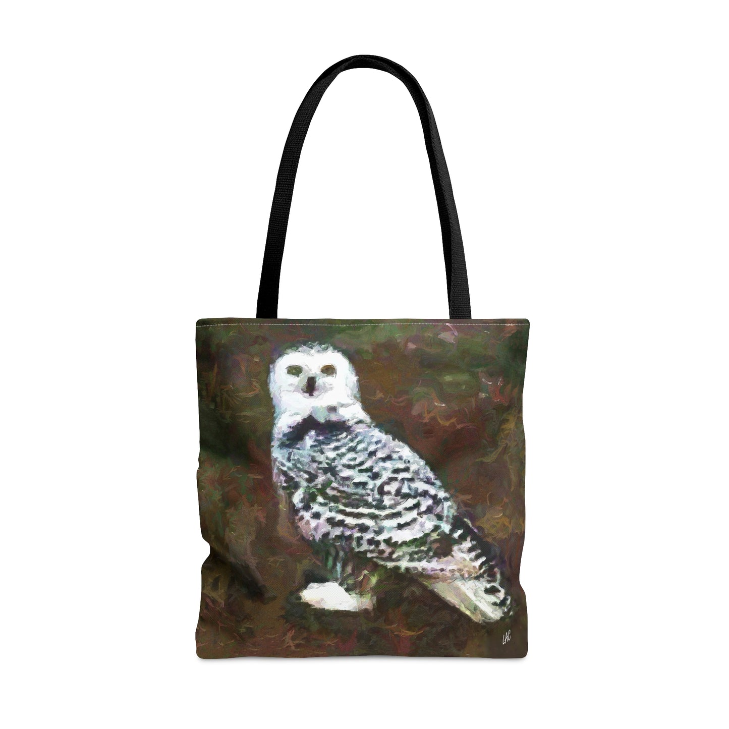 Snowy White Owl Tote Bag