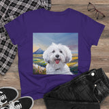 Coton de Tulear Women's Midweight Cotton Tee