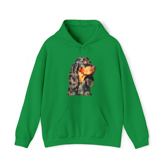 Gordon Setter 'Angus' Unisex 50/50 Hoodie