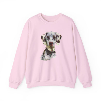 Dalmatian 'Impressionistic' Crewneck Sweatshirt