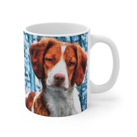 Brittany Spaniel 'Gunner' Ceramic Mug 11oz
