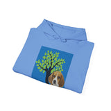 Beagle 'Hopper' Unisex 50/50 Hoodie
