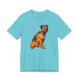 Charming Border Terrier 'Andrew' Unisex Tee