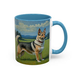 Swedish Vallhund - Ceramic Accent Coffee Mug - 2 Sizes