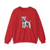 White Schnauzer - Unisex 50/50 Crewneck Sweatshirt