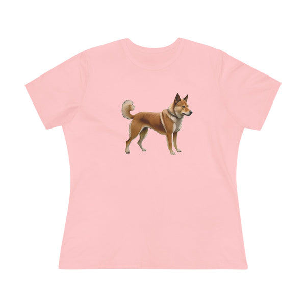 Shikoku - Japanese Hunting Dog - Women's Relaxed Fit Cotton Tee