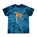 Sloughi - Arabian Greyhound - Tie-Dye Tee, Crystal