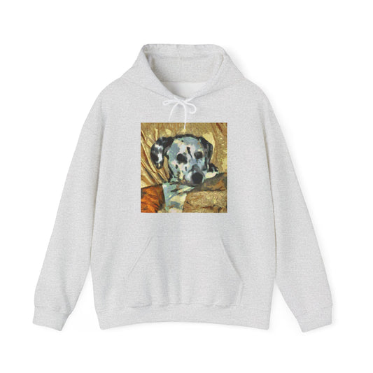Dalmatian 'Breakfast Time' Unisex Hooded Sweatshirt