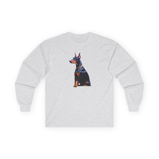 Doberman Pinscher - Unisex Classic Cotton Long Sleeve Tee