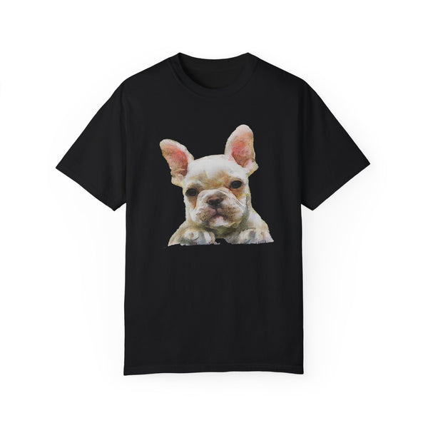French Bulldog ' #2' Unisex Relaxed Fit Garment-Dyed T-shirt