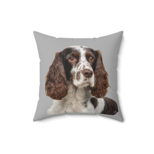 French Spaniel Spun Polyester Throw Pillow