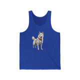 Yakutian Laika Unisex Jersey Tank Top