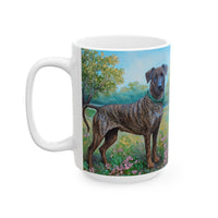 Treeing Tennessee Brindle Ceramic Mug - 2 Sizes