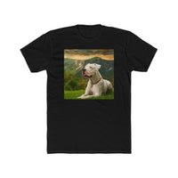 Dogo Argentino Men's Fitted Cotton Crew Tee