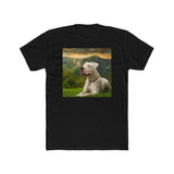 Dogo Argentino Men's Fitted Cotton Crew Tee