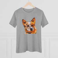 Red Heeler - Australian Cattle Dog Women's Relaxed Fit Cotton Tee