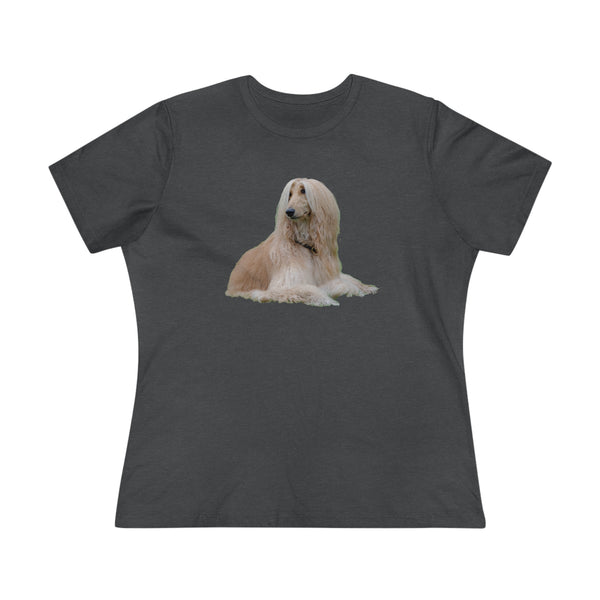 Afghan Hound Women's Relaxed Fit Cotton Tee