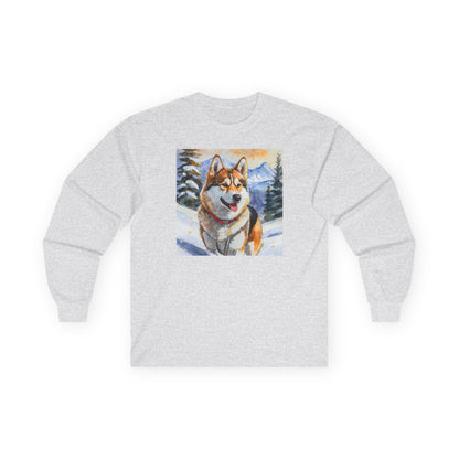 Chinook 'Sled Dog' Classic Cotton Long Sleeve Tee