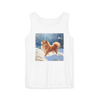 Finnish Spitz Unisex Relaxed Fit Garment-Dyed Tank Top