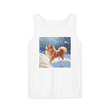 Finnish Spitz Unisex Relaxed Fit Garment-Dyed Tank Top