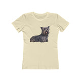 Skye Terrier -  Women's Sim Fit 100% Ringspun Cotton Tee