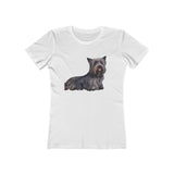 Skye Terrier -  Women's Sim Fit 100% Ringspun Cotton Tee