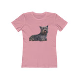 Skye Terrier -  Women's Sim Fit 100% Ringspun Cotton Tee