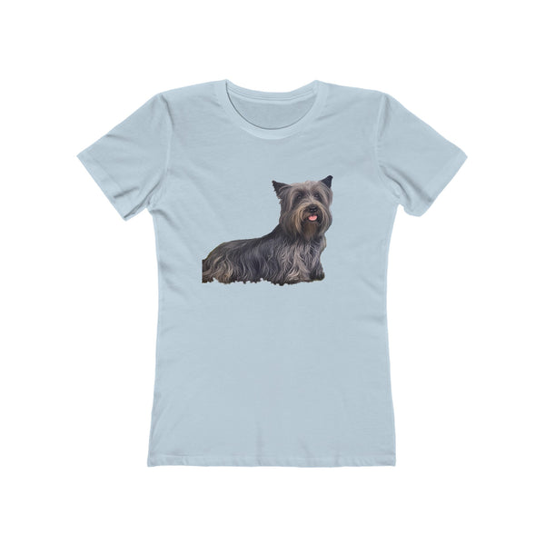 Skye Terrier -  Women's Sim Fit 100% Ringspun Cotton Tee