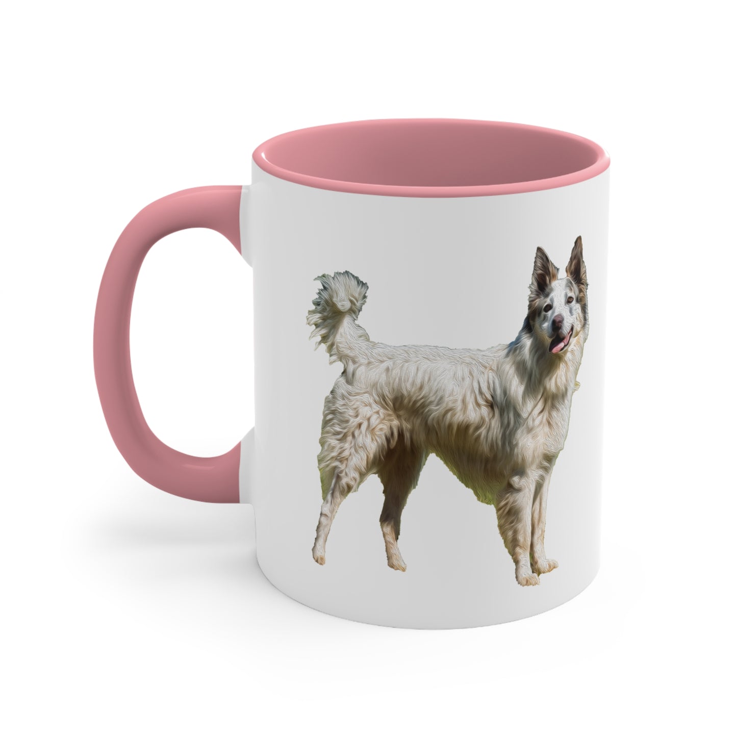 Pyrenean Shepherd  11oz Ceramic Accent Mug