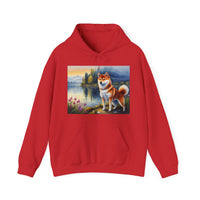 Shiba Inu Unisex 50/50 Hooded Sweatshirt