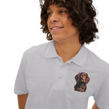 Boykin Spaniel Men's Piqué Polo Shirt