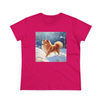 Finnish Spitz - Women's Midweight Cotton Tee