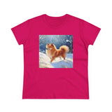 Finnish Spitz - Women's Midweight Cotton Tee