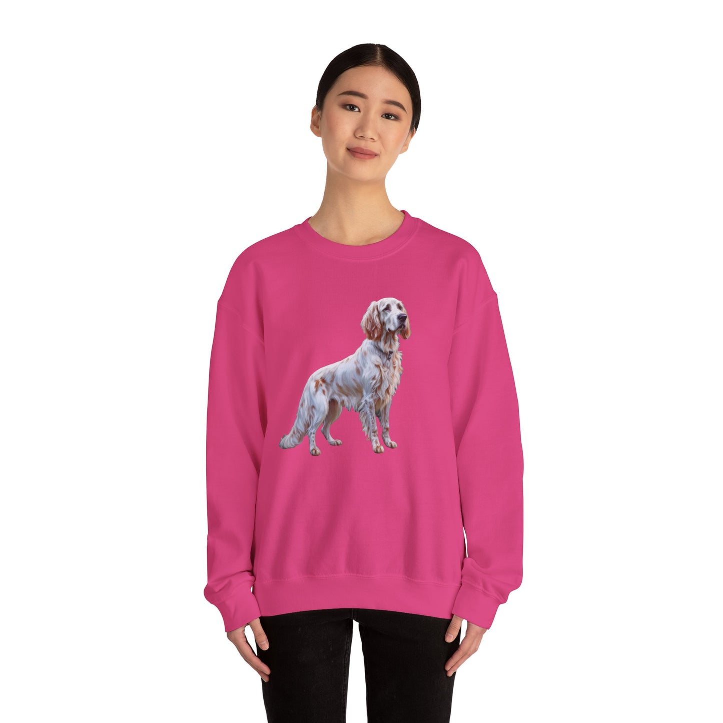 English Setter #2 - Unisex 50/50 Crewneck Sweatshirt
