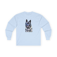 Norwegian Elk Hound Unisex Cotton Long Sleeve Tee