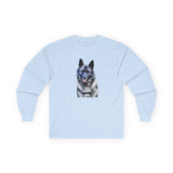 Norwegian Elk Hound Unisex Cotton Long Sleeve Tee