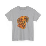 Dachshund 'Doxie #1' Unisex Heavy Cotton Tee