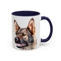 German Shepherd 'Hans' Accent Coffee Mug, 2 sizes