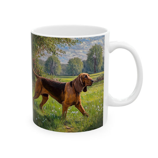 Bloodhound Ceramic Mug: Unleash Your Imagination