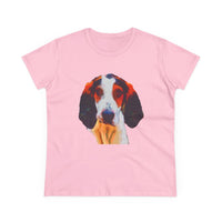 Treeing Walker Coonhound Women's Midweight Cotton Tee