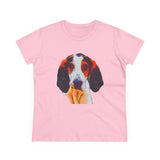 Treeing Walker Coonhound Women's Midweight Cotton Tee
