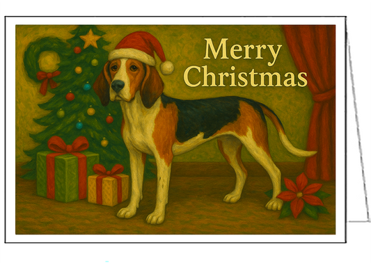 American English Coonhound Christmas Cards: A Heartfelt Celebration