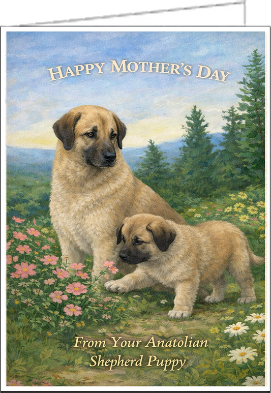 Anatolian Shepherd - Mother's Day Card