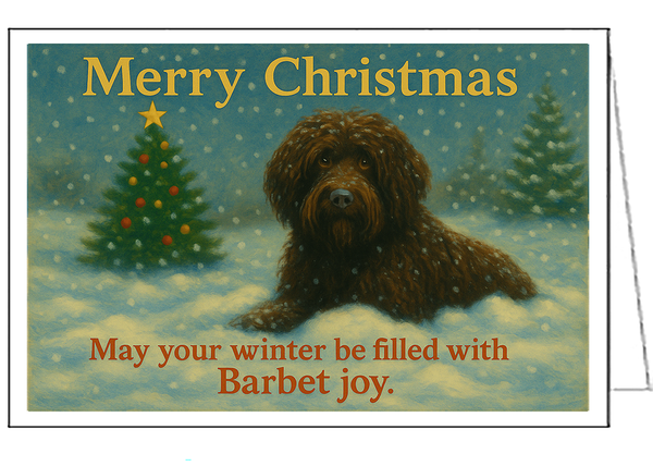 Barbet - Christmas Cards - Set of 6