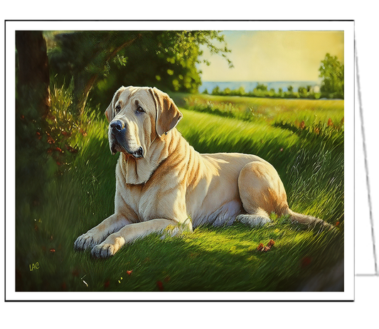 Broholmer - Danish Mastiff Fine Art Notecards - Set of Six