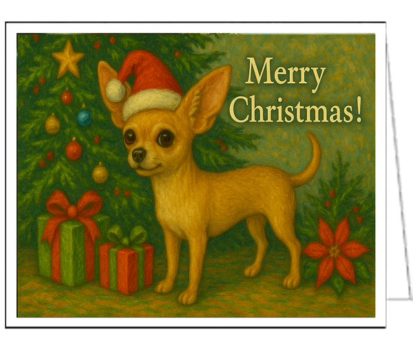 Chihuahua Christmas Cards - Set of 6