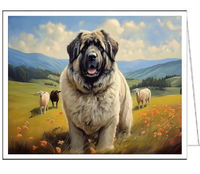 Caucasian Shepherd Dog Fine Art Notecards - Set of Six