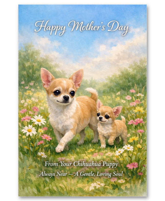 Chihuahua - Gentle Loving Soul - Mother's Day Card